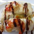LOMOS DE MERLUZA CON LANGOSTINOS EN PAPILLOTE