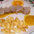 Solomillo a la naranja