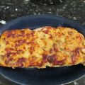 TARTA DE VERDURAS CON FRANFURT Y BEICON