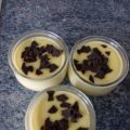 Natillas de chocolate blanco