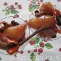 COMPOTA DE PERAS AL AROMA DE NARANJA Y CANELA