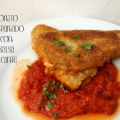 Bonito Empanado con Salsa Picante
