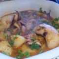 CHOCOS CON PATATAS PASO A PASO.