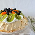 Pavlova con kiwi - Reto Alfabeto Dulce