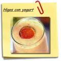 Higos con yogurt