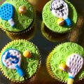 CUPCAKES PADEL Rellenos de Froting de Turron