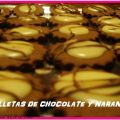 Galletas de chocolate y naranja