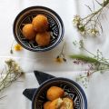 Arancini de queso azul y nueces