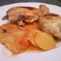 POLLO GUISADO CON PATATAS PANADERAS