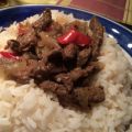 Carne asada marinada