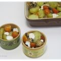 Patatas asadas con champiñones y tomatitos