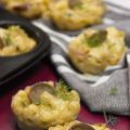 Tartaletas de mac and cheese