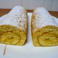 Brazo de gitano de crema de limón