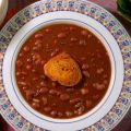 Alubias con puré de berza