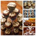 Muffins de triple chocolate