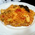 Arroz meloso con langostinos