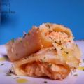 Canelones de Rape y Langostinos