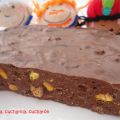 Turrón de chocolate con Kikos
