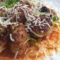 Pasta con albondiguillas