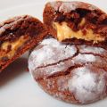 GALLETAS RELLENAS DE MANTEQUILLA DE CACAHUETE.