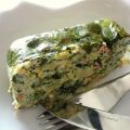 Pastel de espinacas con atún.