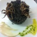 Arroz negro con calamares