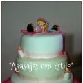 Tarta bautizo de Erianna