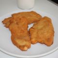 Filetes de pollo empanados.