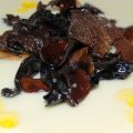 Sopa de coliflor con setas