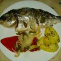 Dorada al horno con patatas