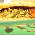 Empanada de Grelos, Pollo y Chorizo