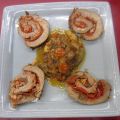 TERNERA RELLENA CON SALSA DE SETAS