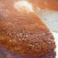 Flan de melocotón