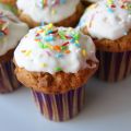 Muffins de chocolate blanco