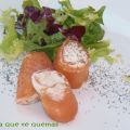 ROLLITOS DE SALMÓN MARINADO