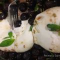 UVAS A LA PLANCHA CON BURRATA