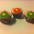 Cupcakes de pistacho con buttercream de queso.