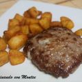 Receta de hamburguesa casera rellena de queso.