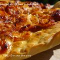 Focaccia de atún con cebolla caramelizada