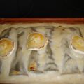 Canelones de morcilla y manzana