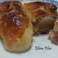 Endibias caramelizadas envueltas en Hojaldre