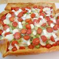 TARTA DE TOMATES Y QUESO DE CABRA FRANCES
