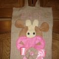 bolsa del pan de arpillera
