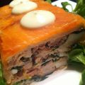 Pastel de salmón ahumado