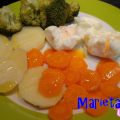 VERDURAS AL VAPOR CON HUEVO POCHE