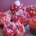 Cupcakes románticos.
