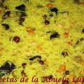 ARROZ ORIENTAL CON GAMBAS Y SETAS