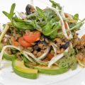 Ensalada de lentejas y rúcula