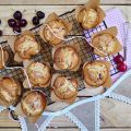 Muffins de cerezas. Cherry muffins.