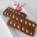 Turrón de chocolate con almendras